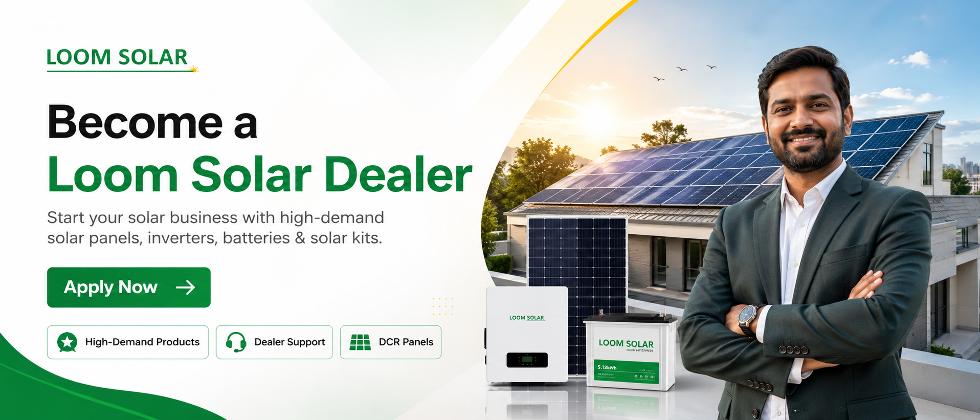 Become a solar distributor banner